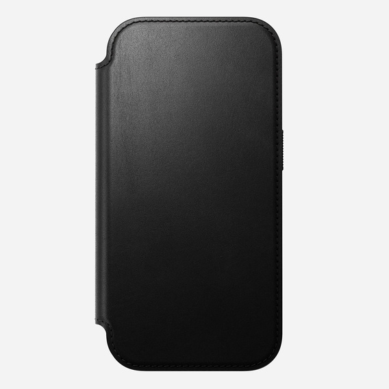 Husă Nomad pentru iPhone 17 Pro, Modern Leather Folio, negru