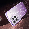 Husă pentru Motorola Moto G86 5G, Glitter Flower, violet