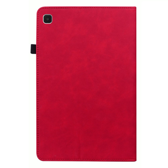 Husa pentru Samsung Galaxy Tab A7 Lite, Wallet Pen Slot, roșu
