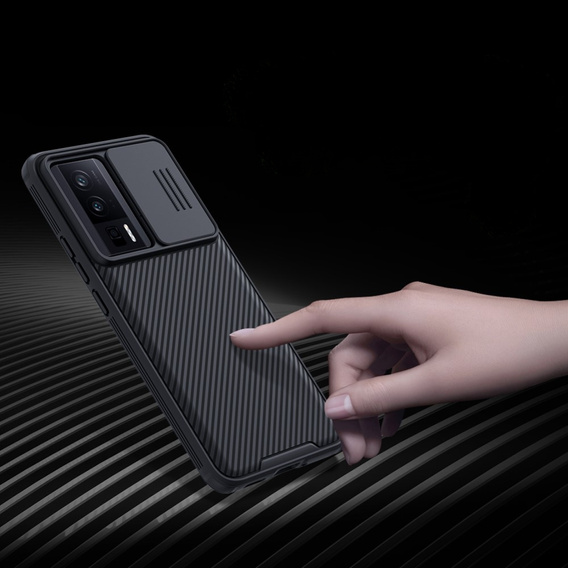 Carcasă blindată Nillkin pentru Poco F5 Pro, CamShield Pro, negru