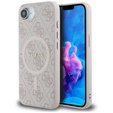 Husă Guess HC MagSafe PU 4G Ring Classic Logo pentru iPhone 16e