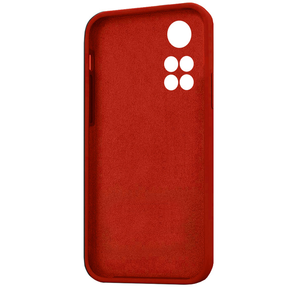 Husa pentru Xiaomi Redmi Note 11 Pro 4G, Silicone Lite, roșu