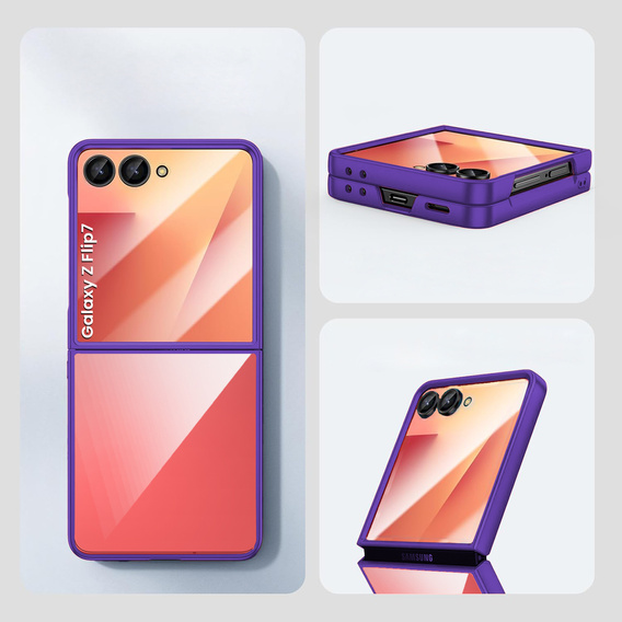 Husă cu finisaj lucios pentru Samsung Galaxy Z Flip7
