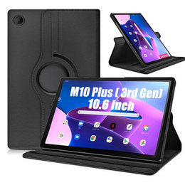 Husă pentru Lenovo Tab M10 Plus 10.6 Gen 3 TB-125F TB-128F TB330FU 10.95", rotativă 360, negru
