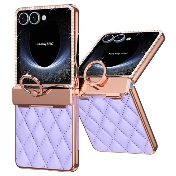 Husă cu sticlă pentru Samsung Galaxy Z Flip7 5G