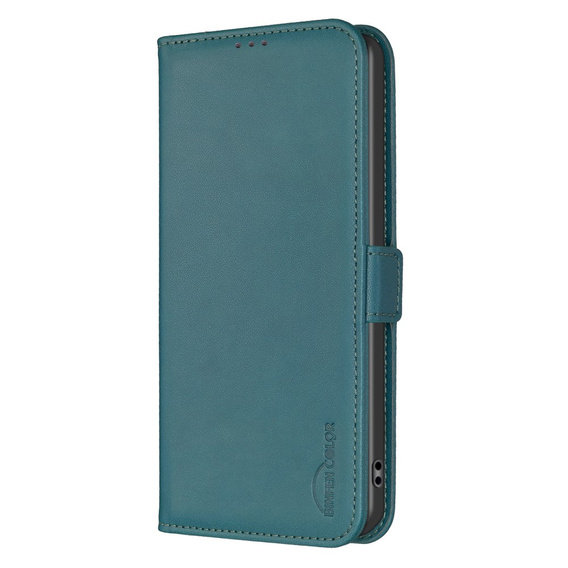 Husa cu clapetă pentru Xiaomi Redmi Note 13 5G, BINFEN Wallet, verde