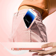 Husă pentru iPhone 7 / 8, Electro MagSafe, roz + Sticlă pentru ecran