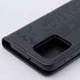 Cu clapetă pentru Motorola Moto G54 5G, Butterfly, negru
