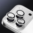 2x ERBORD OPTIK Pro sticlă călită pentru iPhone 16 Pro / 16 Pro Max camera foto, negru