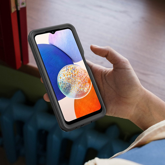 Husă impermeabilă IP68 pentru Samsung Galaxy A14 5G, negru