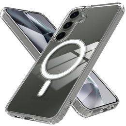 Husă pentru Samsung Galaxy S24, Fusion Hybrid Case, pentru MagSafe, transparentă