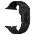Curea din silicon pentru Apple Watch 1/2/3/4/4/5/6/6/7/8/SE/ULTRA 42/44/45/49MM, negru