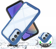 Carcasă pentru Samsung Galaxy A54 5G, Shockproof, cu folie, albastru