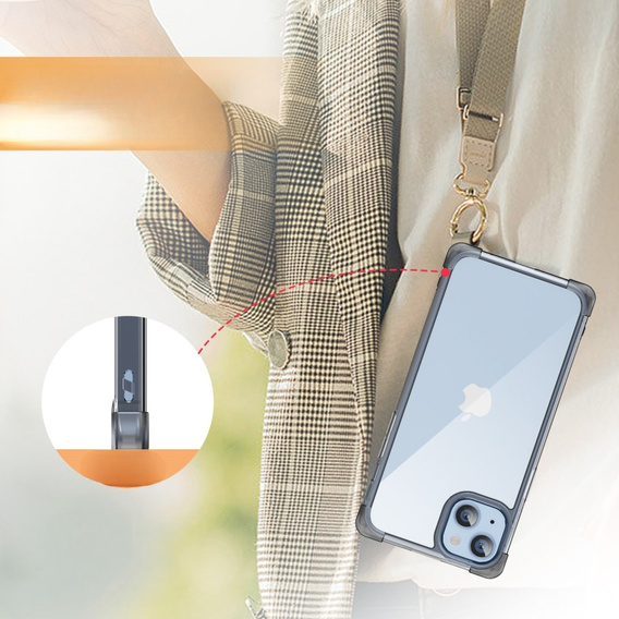 Husă pentru iPhone 13, ERBORD CornerShield, negru