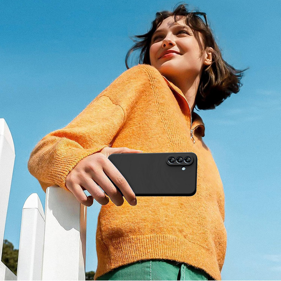 Husa pentru Samsung Galaxy A56 5G, Silicone Lite, negru