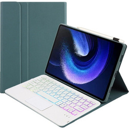 Carcasă + tastatură Xiaomi Pad 6 / 6 Pro, with touchpad, verde