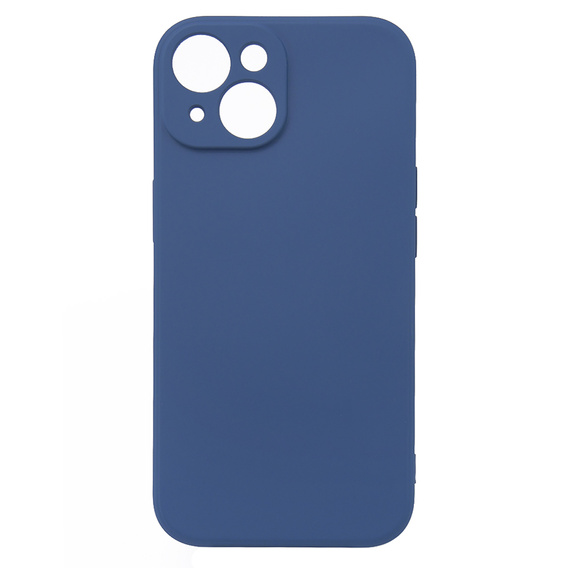 Husa pentru iPhone 15 Plus, Silicone Lite, albastru închis