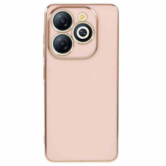 Husă pentru Infinix Hot 40i, Glamour CamShield, roz rose gold