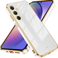 Husă pentru Samsung Galaxy A54 5G, Glamour CamShield, alb