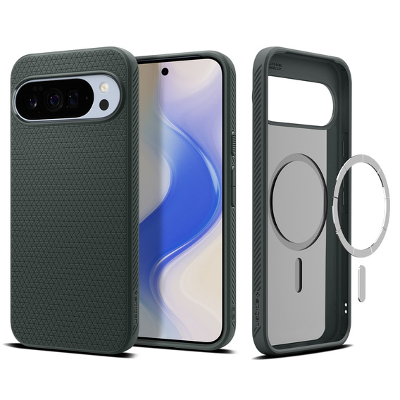 Carcasă Spigen Liquid Air MagSafe pentru Google Pixel 10 Pro XL, Abyss Green