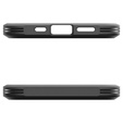 Carcasa Spigen pentru iPhone 16E, Tough Armor Mag MagSafe, gri + 9H Tempered Glass