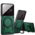 Husă blindată pentru Xiaomi Redmi A3, Magnetic Ring, verde