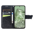 Cu clapetă pentru Google Pixel 8A, Butterfly, negru