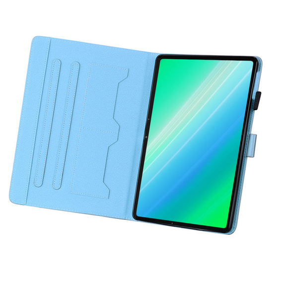 Husă pentru iPad 10.2" 2021/2020/2019 (9/8/7 gen.), cu clapetă, animal, albastru