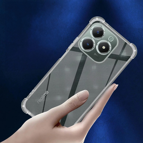 Huse pentru Realme C61, Dropproof, transparentă