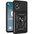 Husă blindată pentru Motorola Moto G53 5G, CamShield Slide, negru