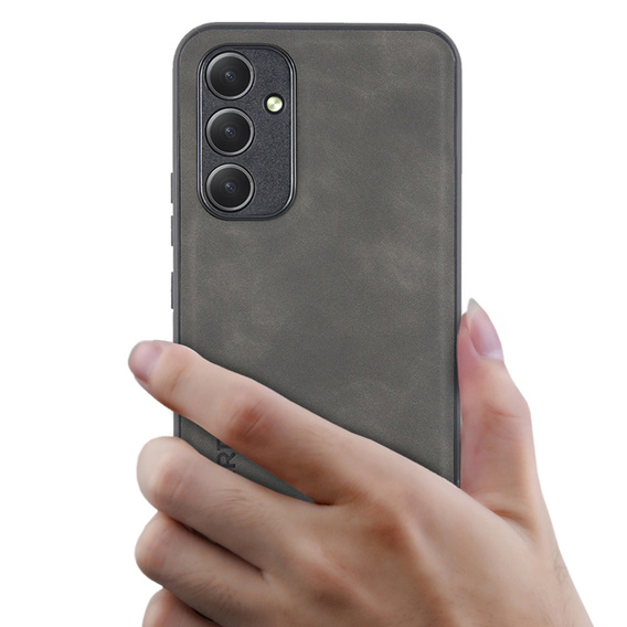 Huse pentru Samsung Galaxy A54 5G, ERBORD Business, cu placă de suport pentru mașină, gri