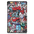 Husă pentru Samsung Galaxy Tab S6 Lite, Smartcase, graffiti