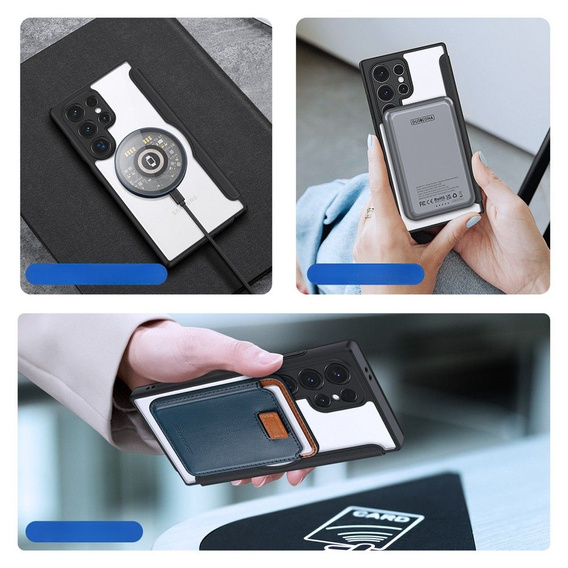 Dux Ducis Huse pentru Samsung Galaxy S24 Ultra, Skin X Pro, MagSafe, negru