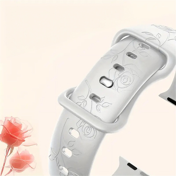 Curea din silicon pentru Apple Watch 1/2/3/4/5/6/7/8/9/SE 38/40/41/mm