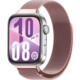 Brățară milaneză pentru Huawei Watch Fit 4 / 4 Pro / 3, roz