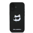 Husă din silicon cu imprimeu Choupette Karl Lagerfeld pentru iPhone 16