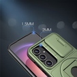 Husă pentru Samsung Galaxy S23 FE, Military Magnet, pentru MagSafe, verde