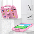 Husă pentru copii pentru Lenovo Tab TB311FU, Cute Patterns, cu suport, roz