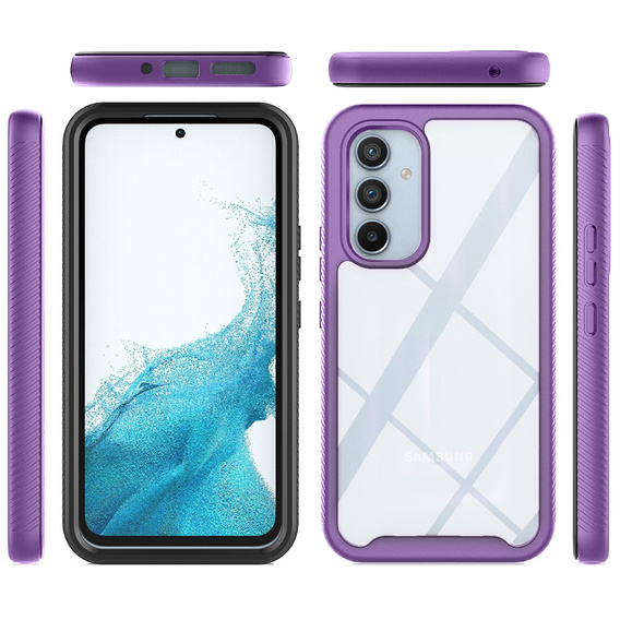 Carcasă pentru Samsung Galaxy A34 5G, Shockproof, cu folie, violet