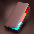 QIALINO piele portofel flip caz pentru iPhone 17 Pro - maro