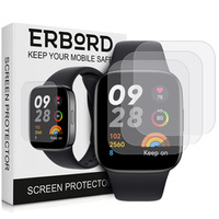 3x ERBORD Hydrogel Foil pentru Xiaomi Redmi Watch 3