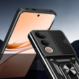 Husă blindată pentru Vivo V50 Lite 4G / 5G, CamShield Slide, negru