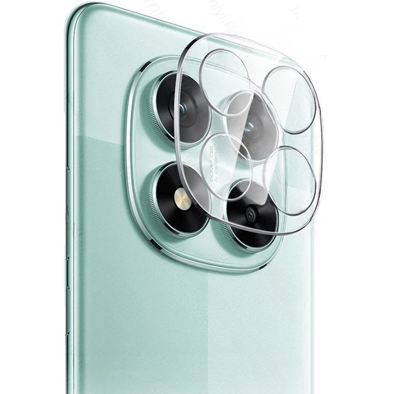 Sticlă temperată pentru camera foto pentru Xiaomi Redmi Note 14 Pro, transparentă