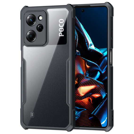 Huse pentru Xiaomi Redmi Note 12 Pro 5G / POCO X5 Pro 5G, AntiDrop Hybrid, negru