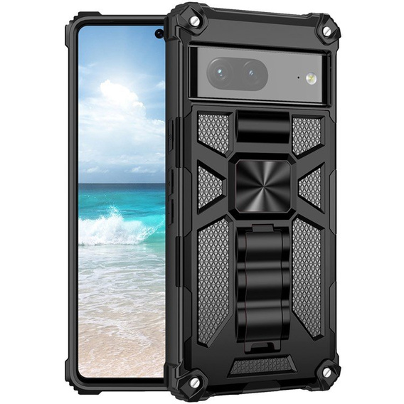 Huse pentru Google Pixel 7, Armor Kickstand, negru