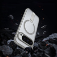 Husă Fusion Hybrid pentru Google Pixel 10 Pro XL, pentru MagSafe, cu suport, gri