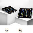 Husă pentru iPad Pro 11 2024, Smartcase, sleeping cat