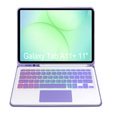 Husă cu tastatură Bluetooth iluminată și touchpad pentru Samsung Galaxy Tab A11+