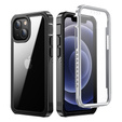 Carcasă pentru iPhone 13, Shockproof, cu folie, albastru