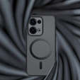 Husă pentru Oppo Reno 13, pentru MagSafe, ERBORD Matt Case, negru